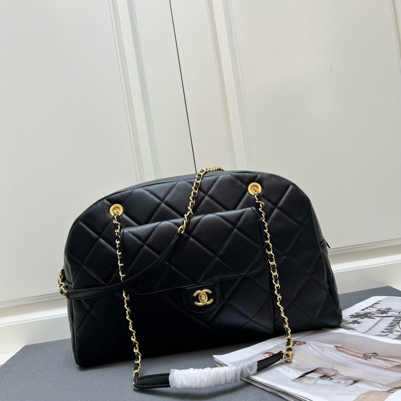 Ch*el top handle bags